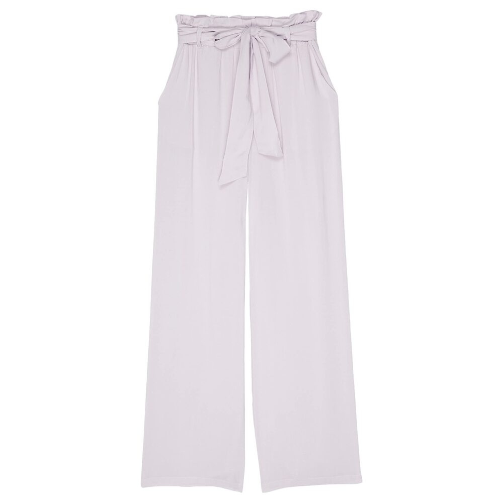 Vintage Havana Girls Paperbag Wide Leg Pants Lilac Small